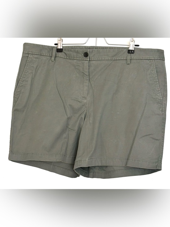 Talbots Pants - Talbots Relaxed Chino Shorts - Olive Green